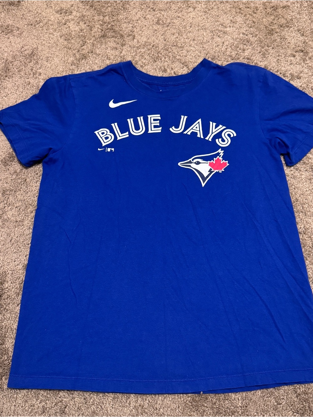 Toronto Blue Jays Vladimir Guerrero Jr. Nike Shirt Mens Medium Blue MLB Logo